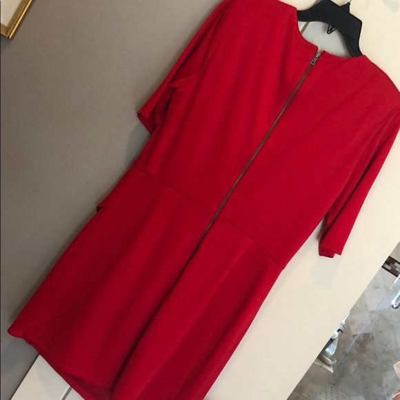 NWT ALICE + OLIVIA SZ 14 classy red dress - Picture 6 of 10